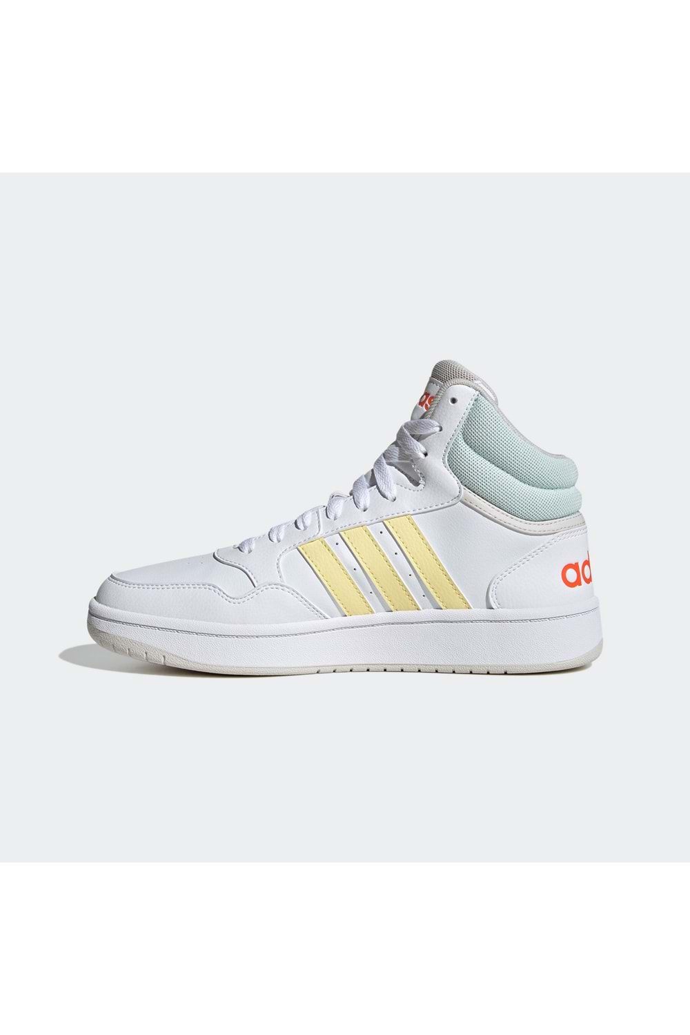 Adidas Hoops 3.0 Mid Erkek Beyaz Bilekli Spor Ayakkabı GX6889