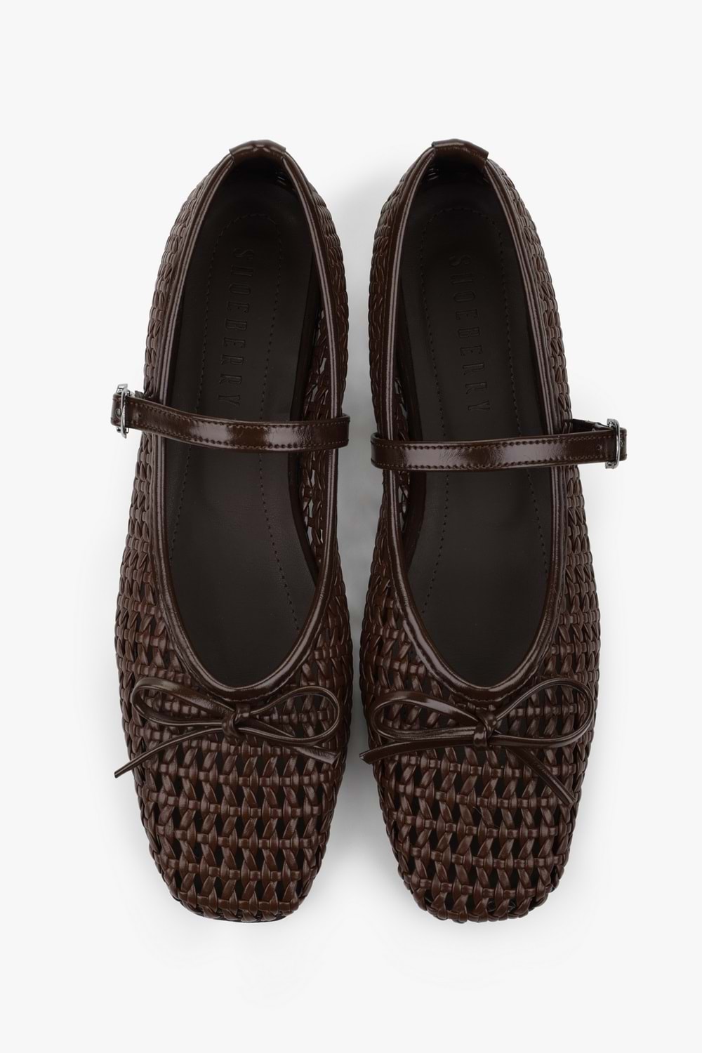 Kadın Alira Kahve Cilt Fiyonklu Örgü Babet