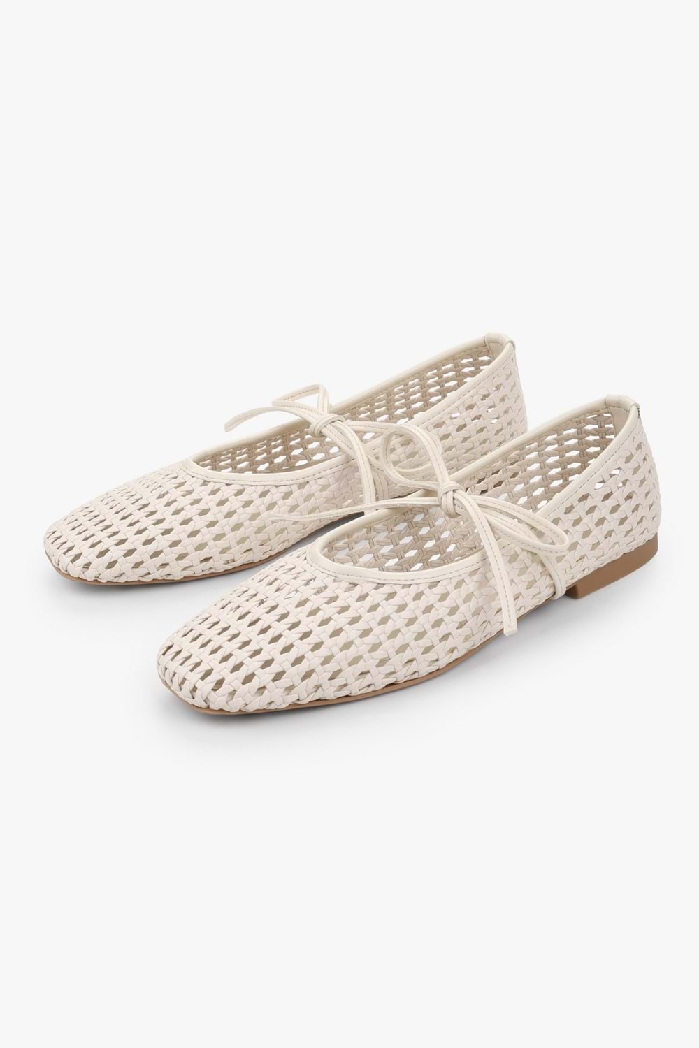 Kadın Naira Ekru Cilt Örgü Babet