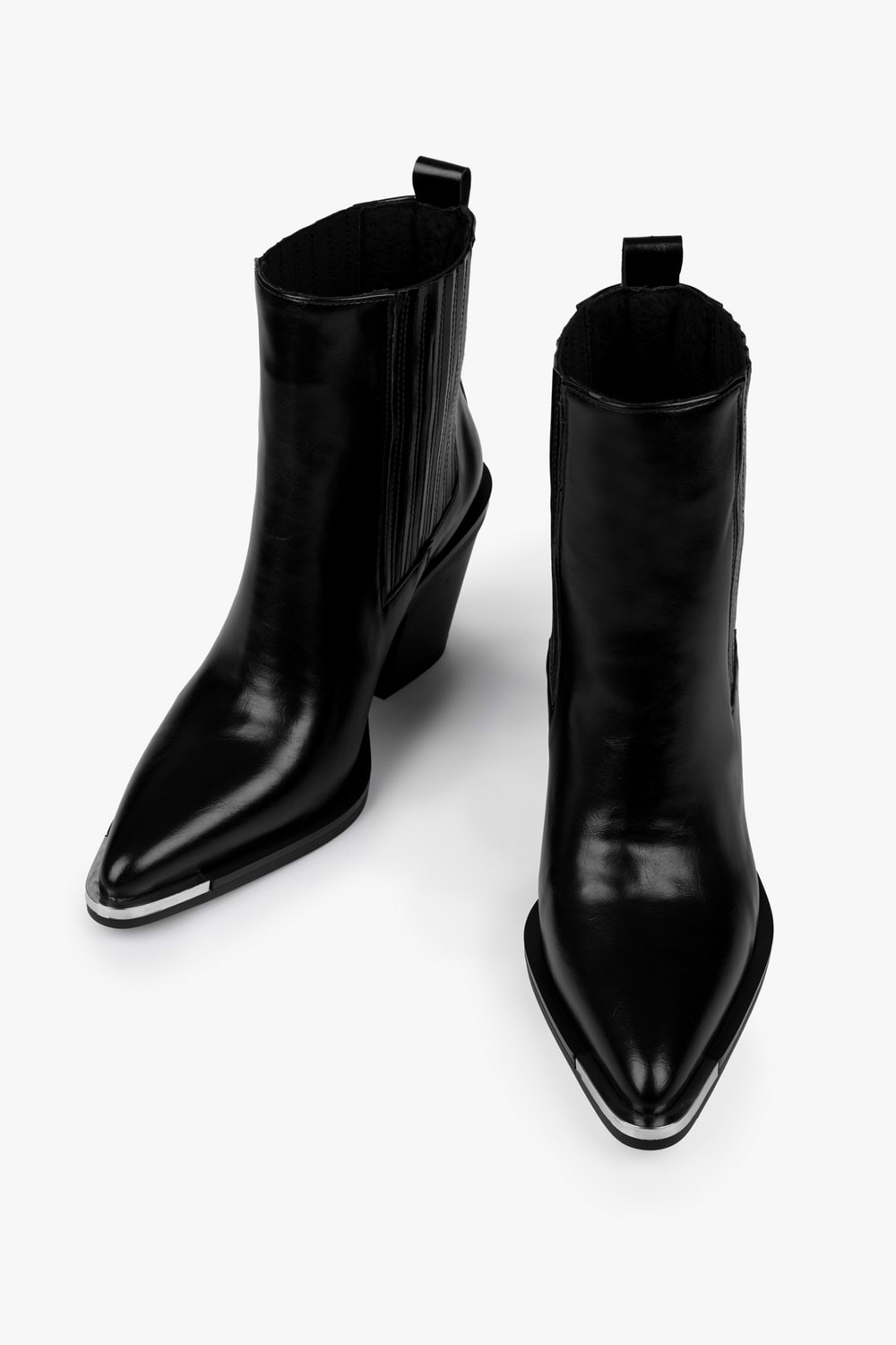 Kadın Amelia Siyah Cilt Kovboy Bot