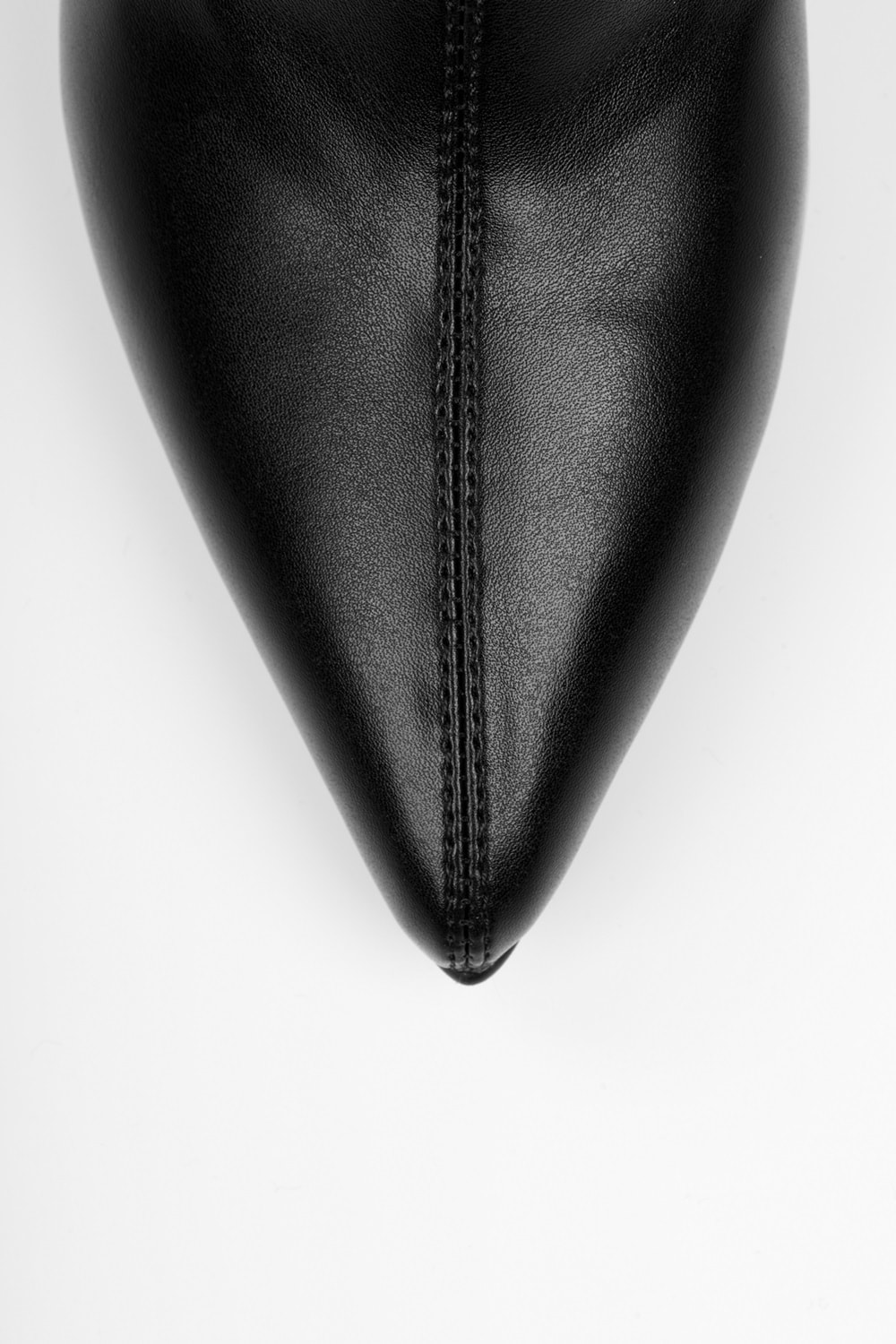 Kadın Glove Siyah Cilt Streç Topuklu Bot