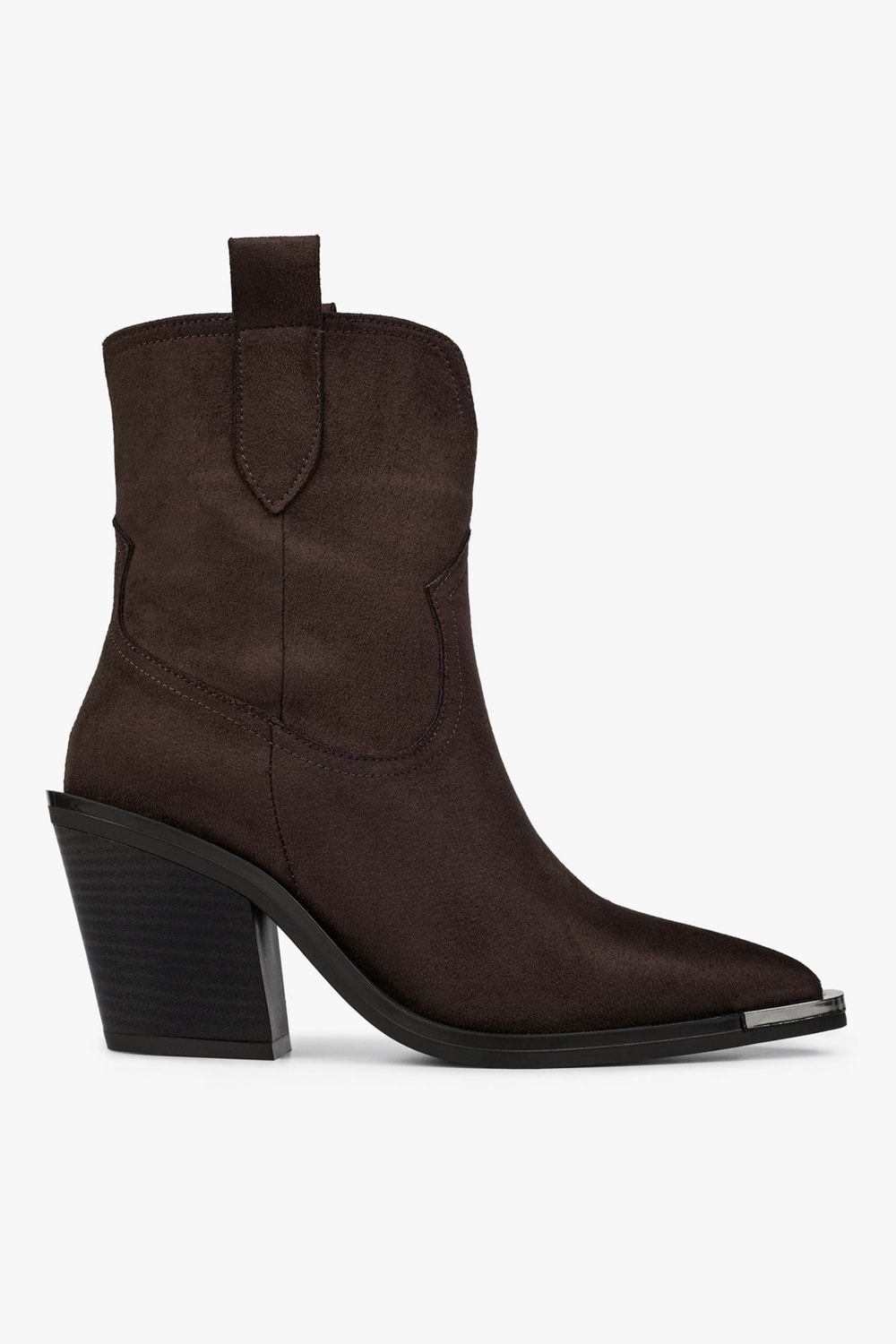 Kadın Bronc Acı Kahve Süet Kovboy Bot