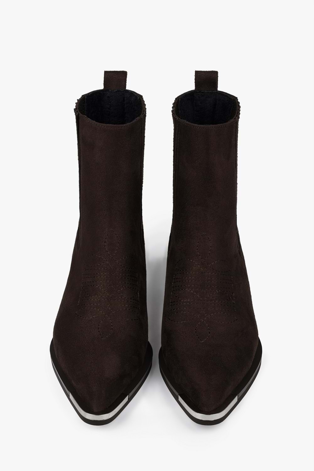 Kadın Stormi Kahve Süet Kovboy Bot