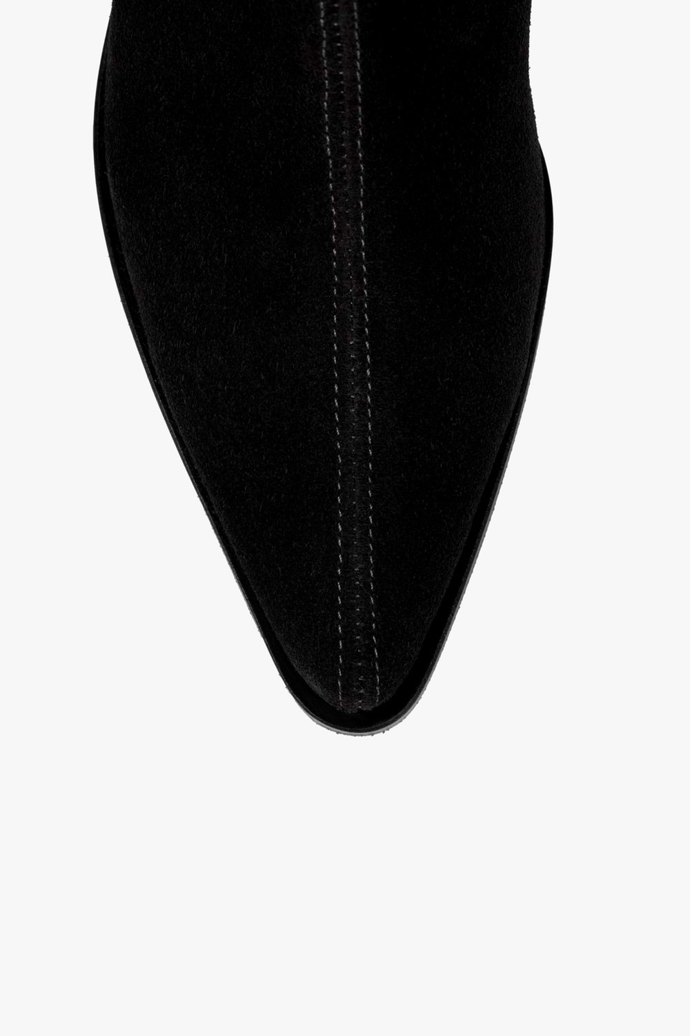 Kadın Glac Siyah Hakiki Süet Deri Bot