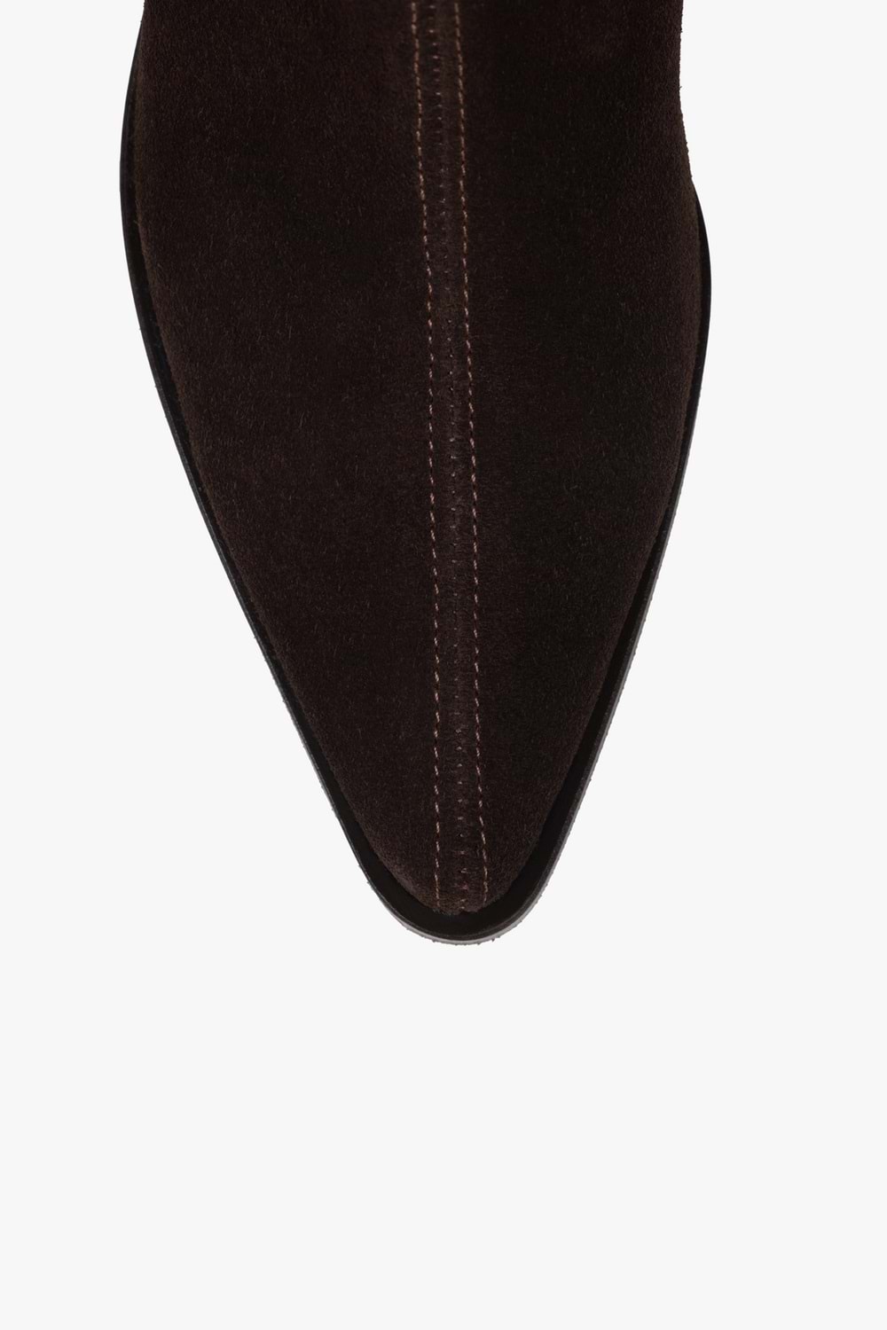 Kadın Glac Kahve Hakiki Süet Deri Bot