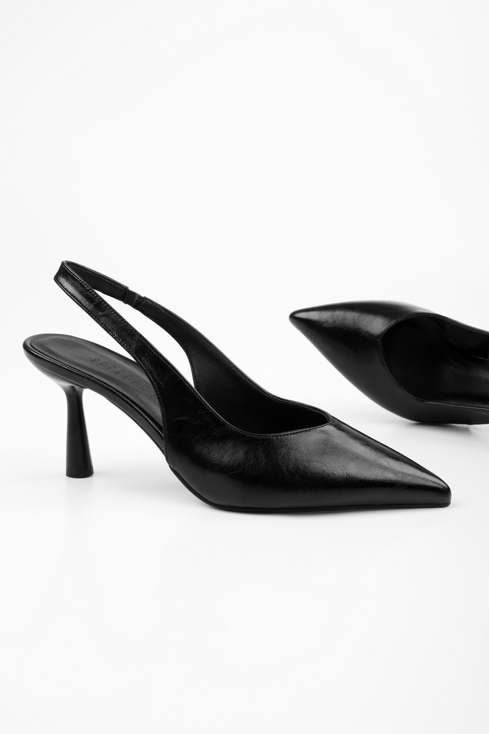 Kadın Alora Siyah Cilt Stiletto