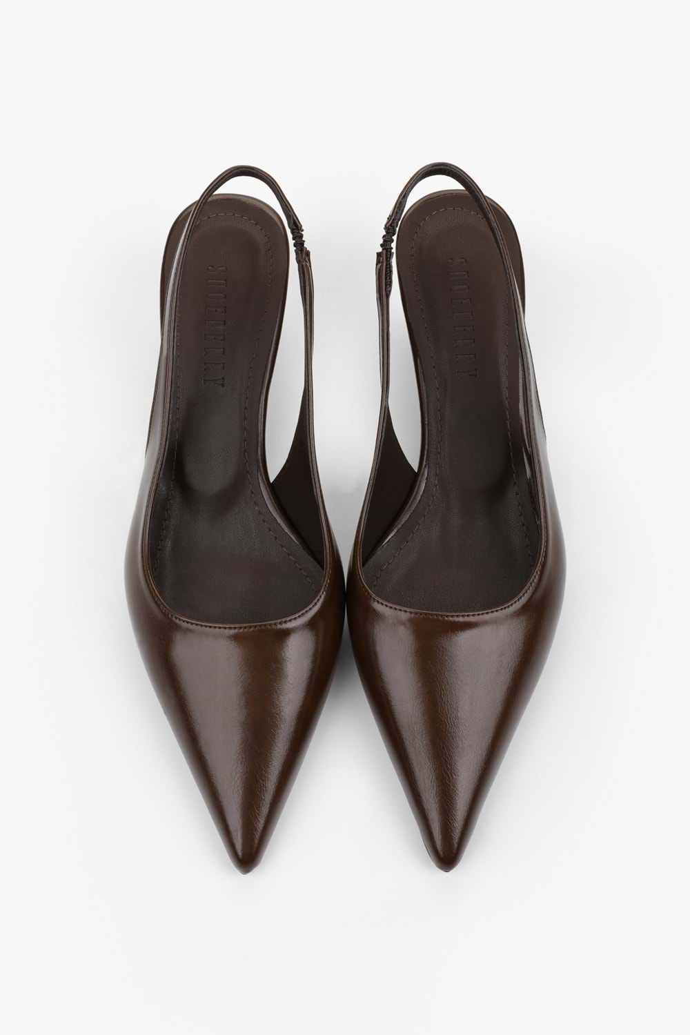 Kadın Pluto Kahve Cilt Dolgu Topuklu Stiletto
