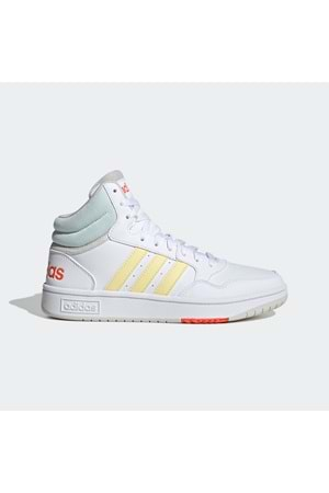 Adidas Hoops 3.0 Mid Erkek Beyaz Bilekli Spor Ayakkabı GX6889