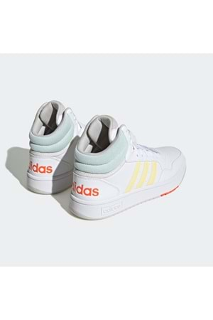 Adidas Hoops 3.0 Mid Erkek Beyaz Bilekli Spor Ayakkabı GX6889