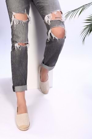 Kadın Lurica Ten Keten Espadril