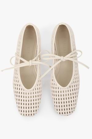 Kadın Naira Ekru Cilt Örgü Babet