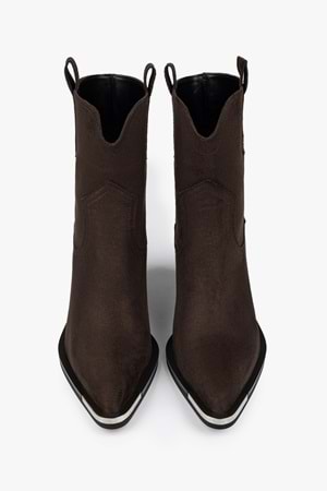 Kadın Bronc Acı Kahve Süet Kovboy Bot