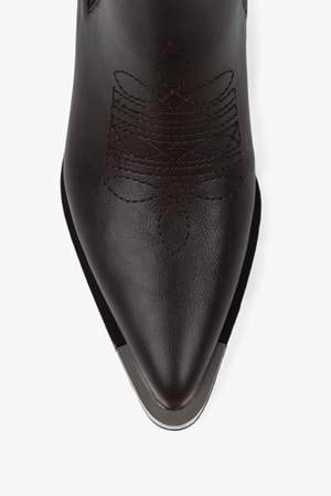 Kadın Stormi Kahve Cilt Kovboy Bot