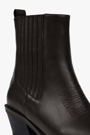 Kadın Stormi Kahve Cilt Kovboy Bot