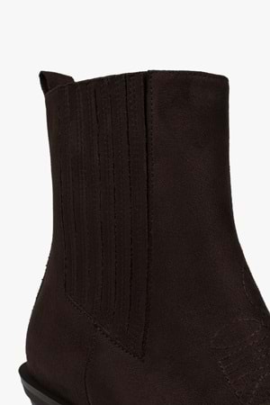 Kadın Stormi Kahve Süet Kovboy Bot