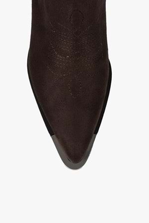 Kadın Stormi Kahve Süet Kovboy Bot