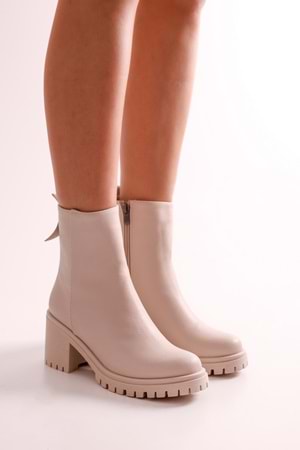 Kadın Marlo Bej Cilt Bot