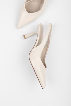 Kadın Alora Bej Cilt Stiletto