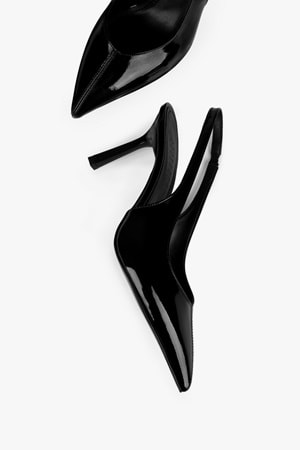 Kadın Avoria Siyah Rugan Stiletto