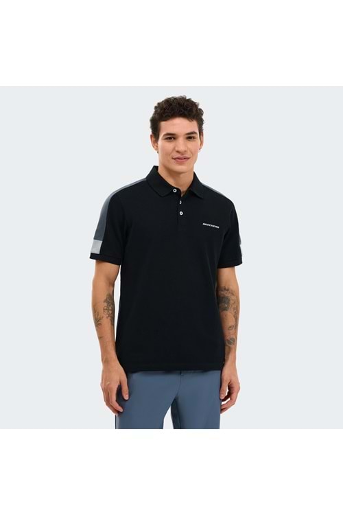 M Color Block Detail Polo