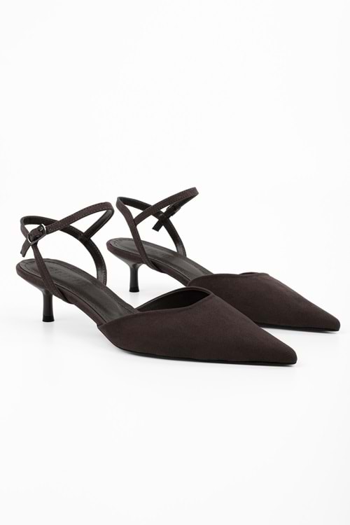 Kadın Raphael Kahve Süet Stiletto
