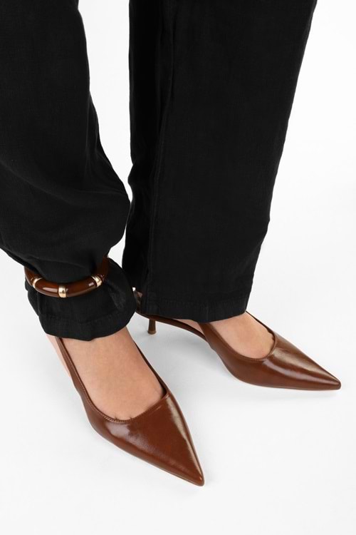Kadın Kate Karamel Cilt Stiletto