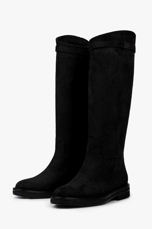 Kadın Valen Siyah Süet Çizme