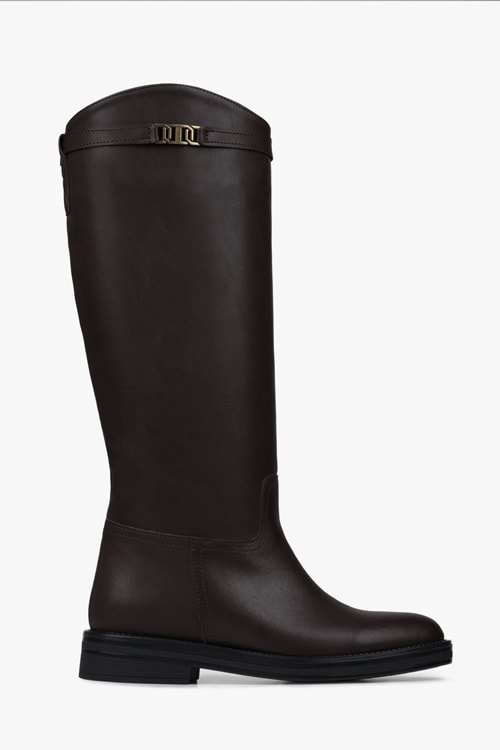 Kadın Valen Kahve Cilt Çizme