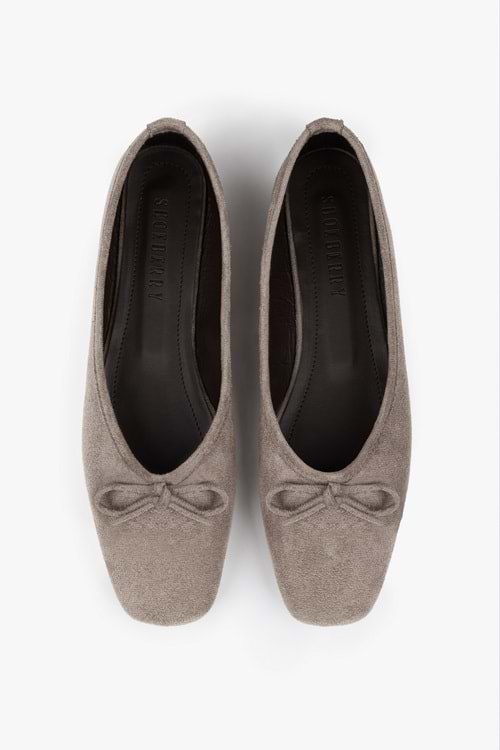 Kadın Lovia Vizon Süet Fiyonklu Babet