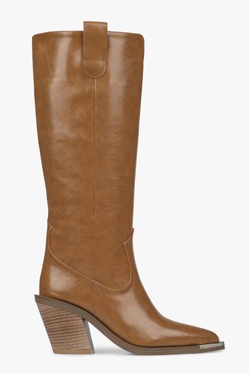 Kadın Axor Karamel Cilt Kovboy Çizme