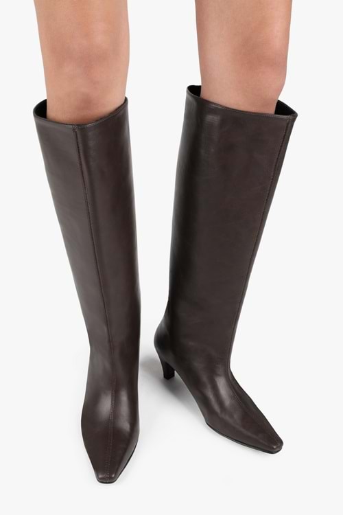 Kadın Amira Kahve Cilt Çizme