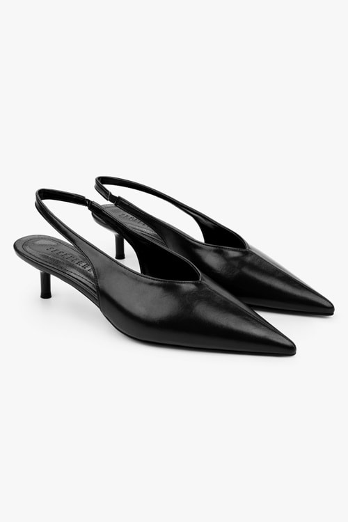 Kadın Mia Siyah Parlak Stiletto