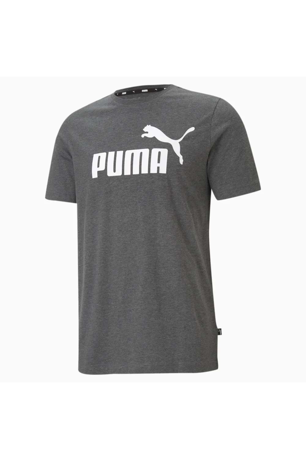 Puma ESS Heather Tee Erkek Siyah Kısa Kollu Tshirt 58673601