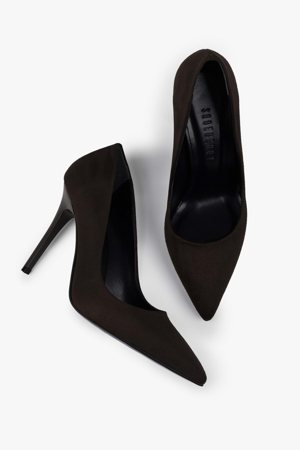 Kadın Sensei Kahve Süet Stiletto