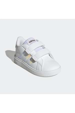 Adidas Grand Court 2.0 CF I Kız Çocuk Beyaz Günlük Spor Ayakkabı GY2328