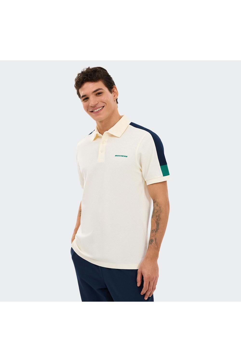 M Color Block Detail Polo