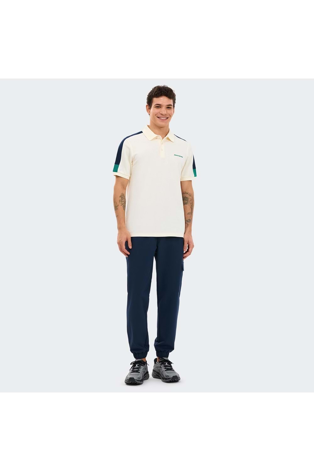 M Color Block Detail Polo