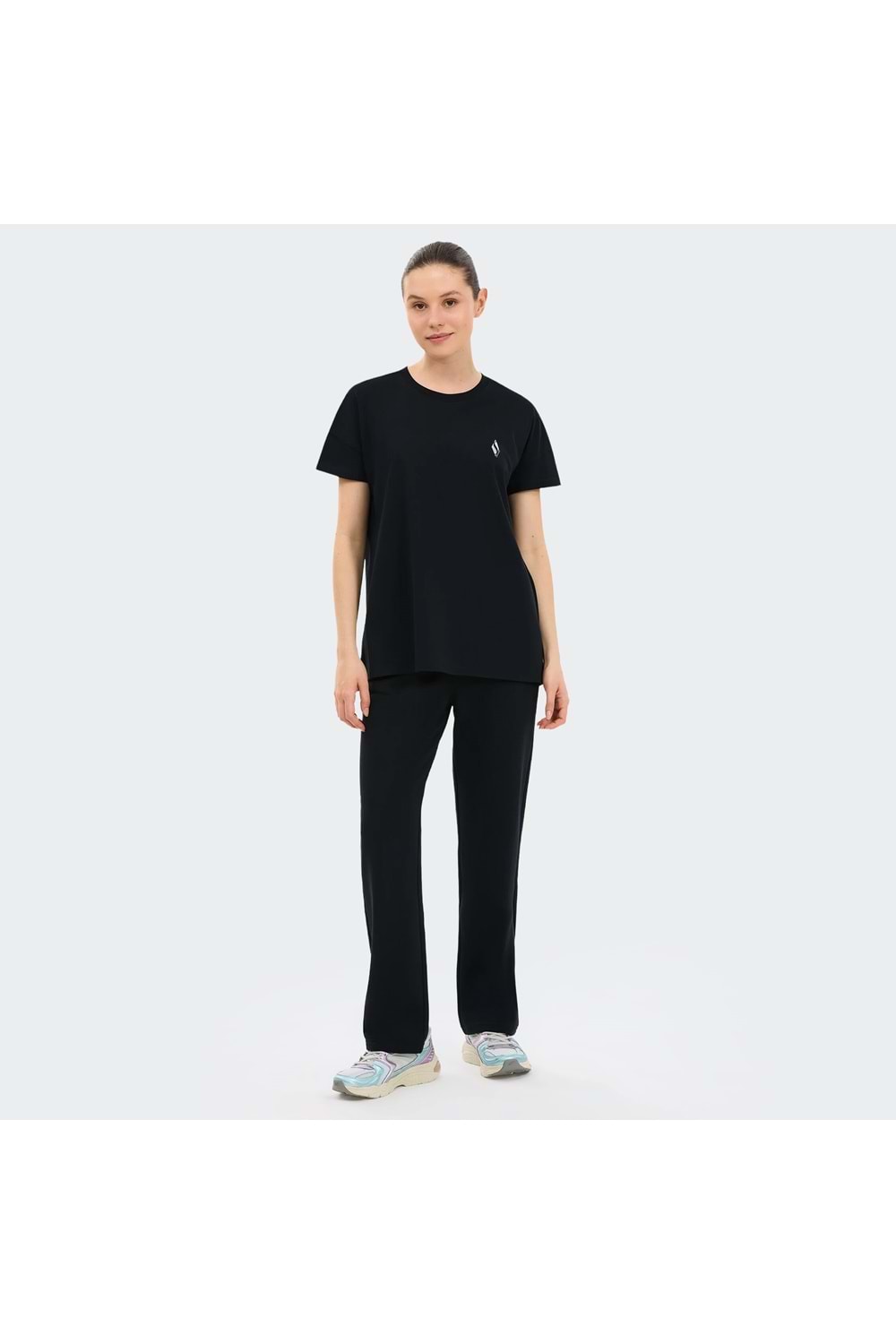 W Crew Neck Graphic Tee T-Shirt