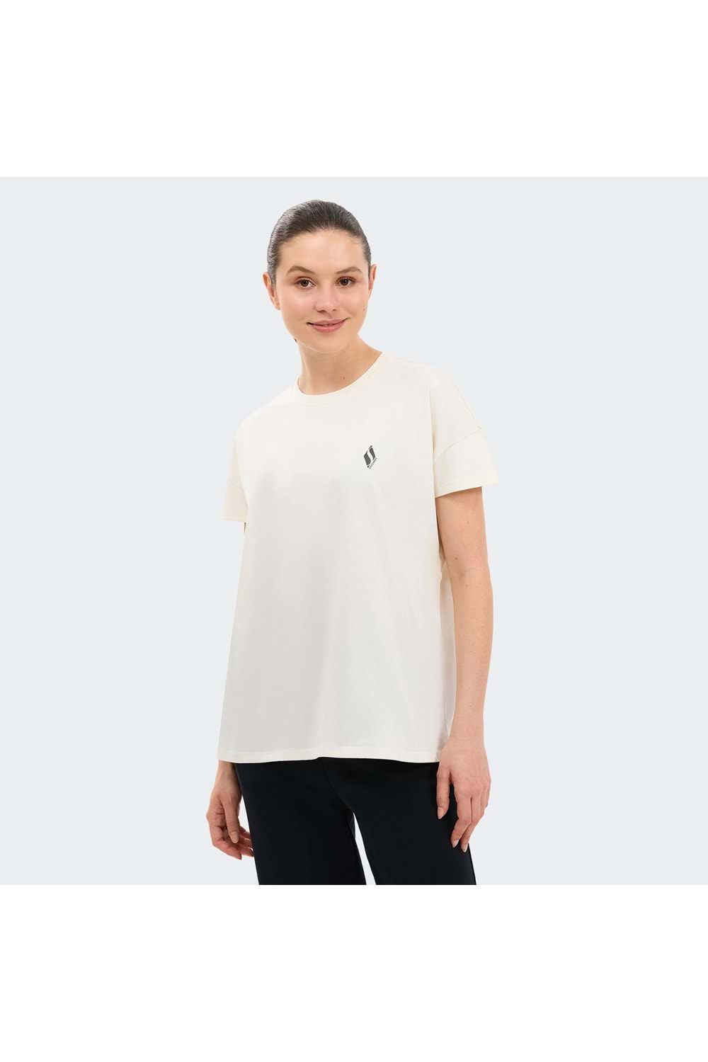 W Crew Neck Graphic Tee T-Shirt