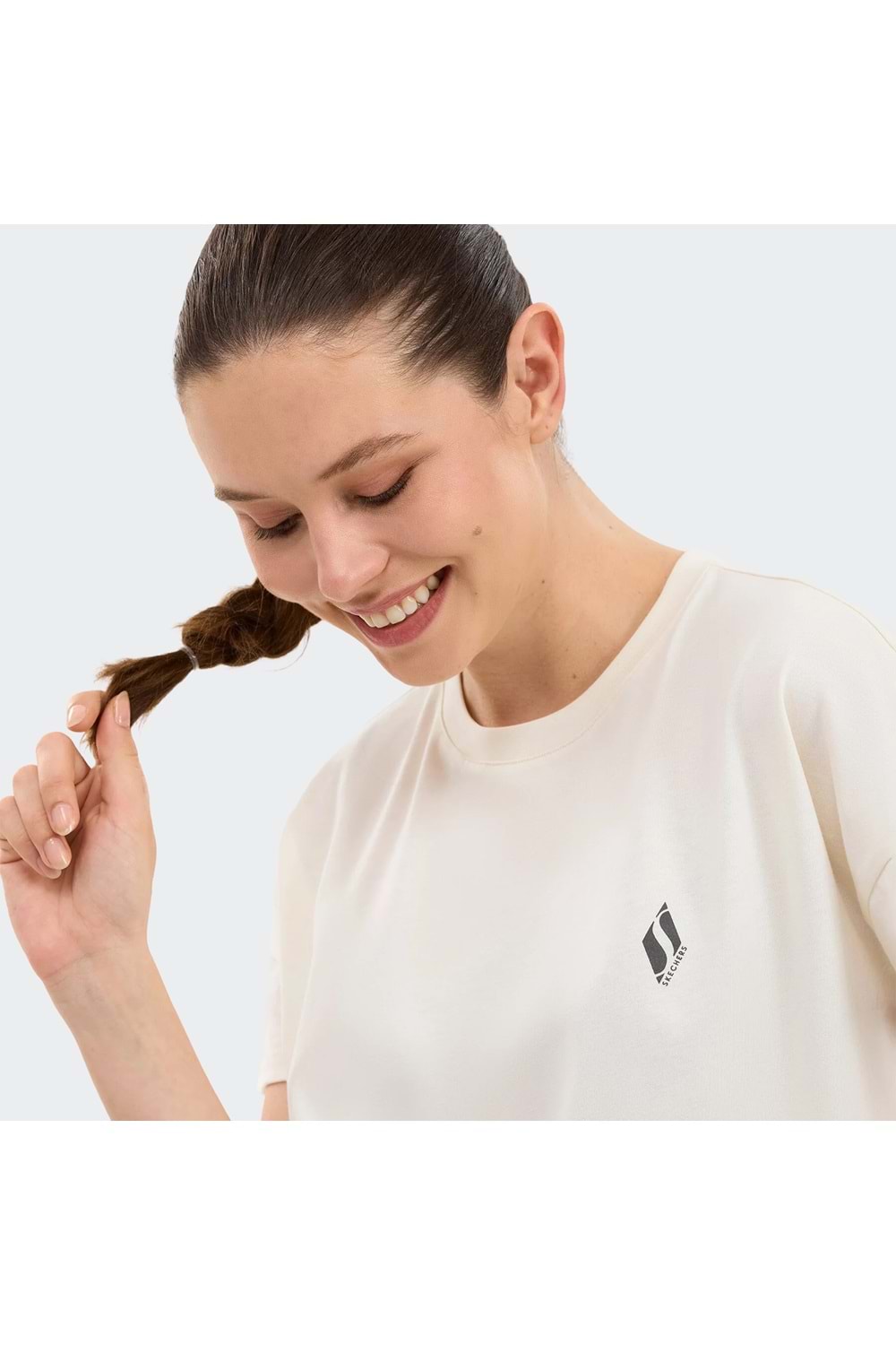 W Crew Neck Graphic Tee T-Shirt