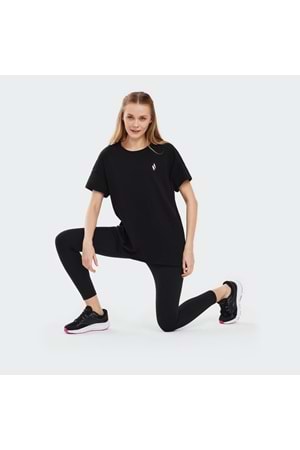 W Crew Neck Graphic Tee Shirt