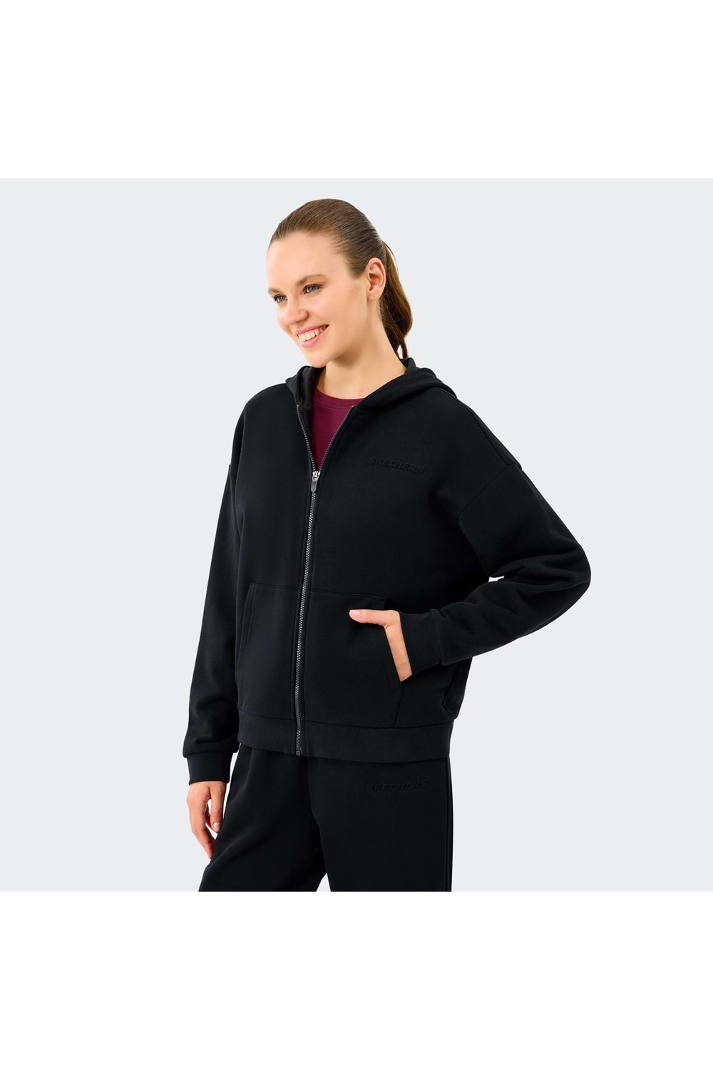 W Essential Full Zip Sweatshirt