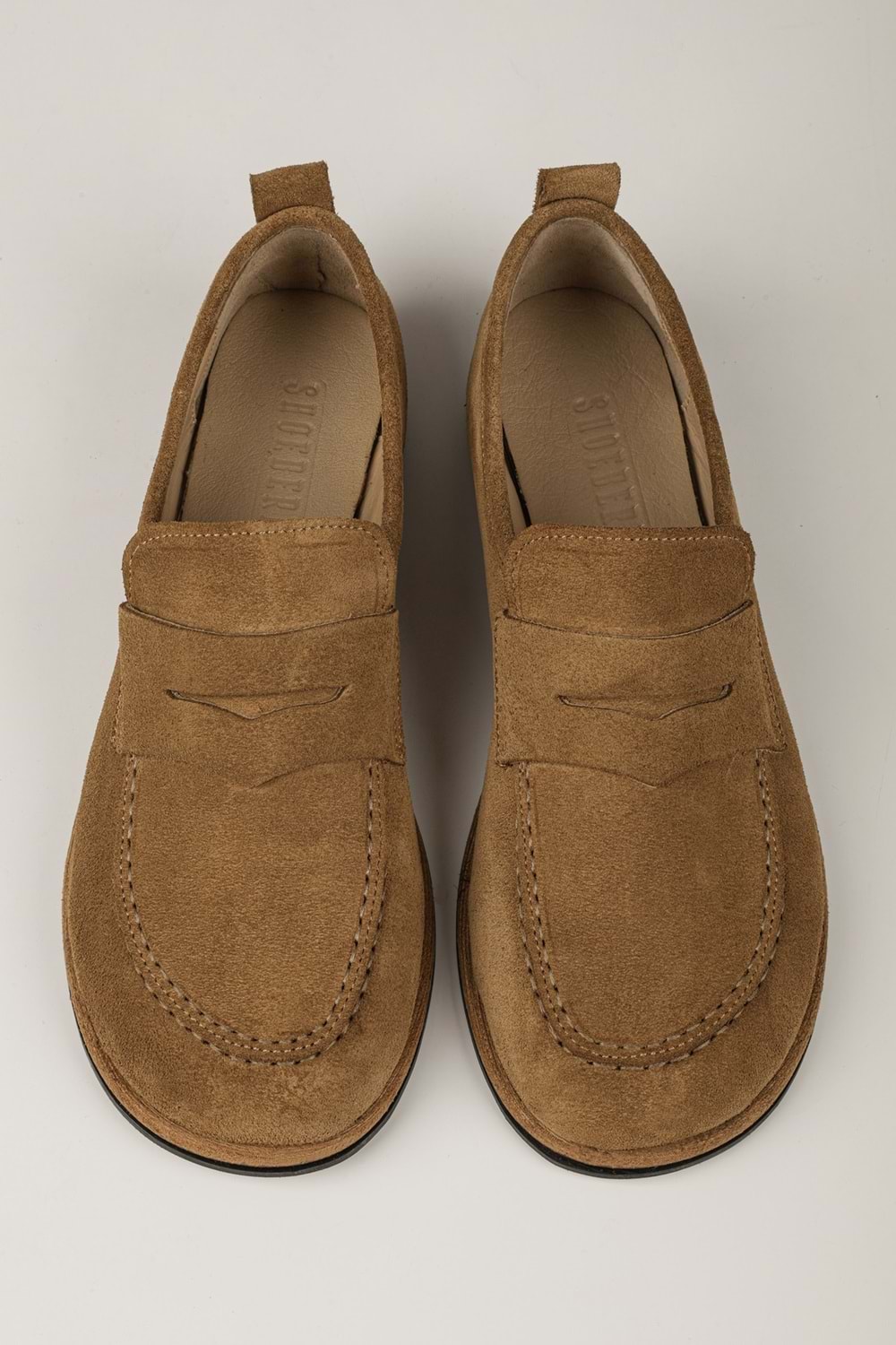 Kadın Zac Camel Hakiki Süet Deri Loafer