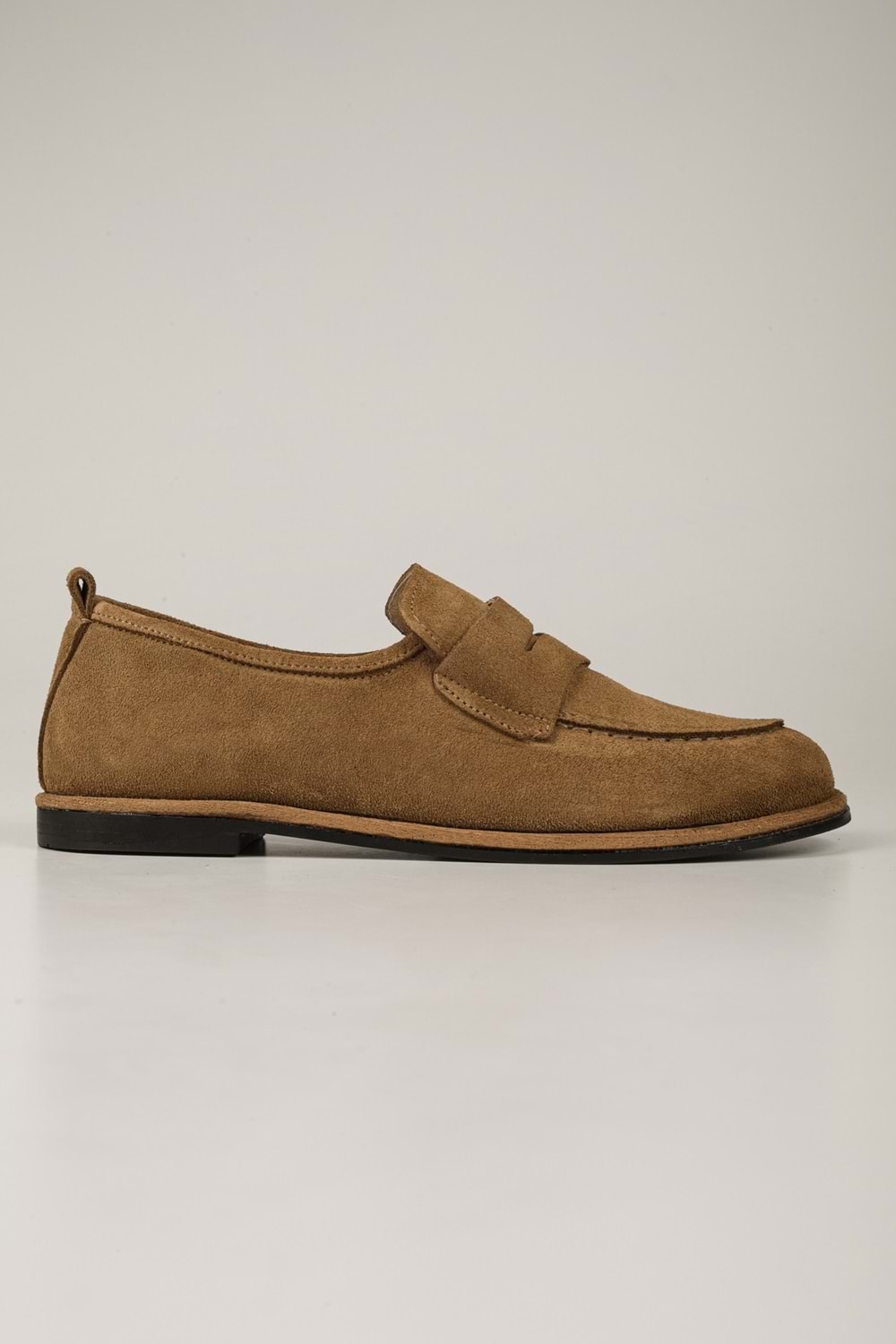 Kadın Zac Camel Hakiki Süet Deri Loafer