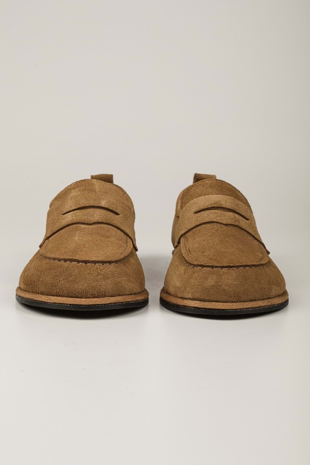 Kadın Zac Camel Hakiki Süet Deri Loafer