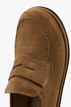 Kadın Zac Camel Hakiki Süet Deri Loafer