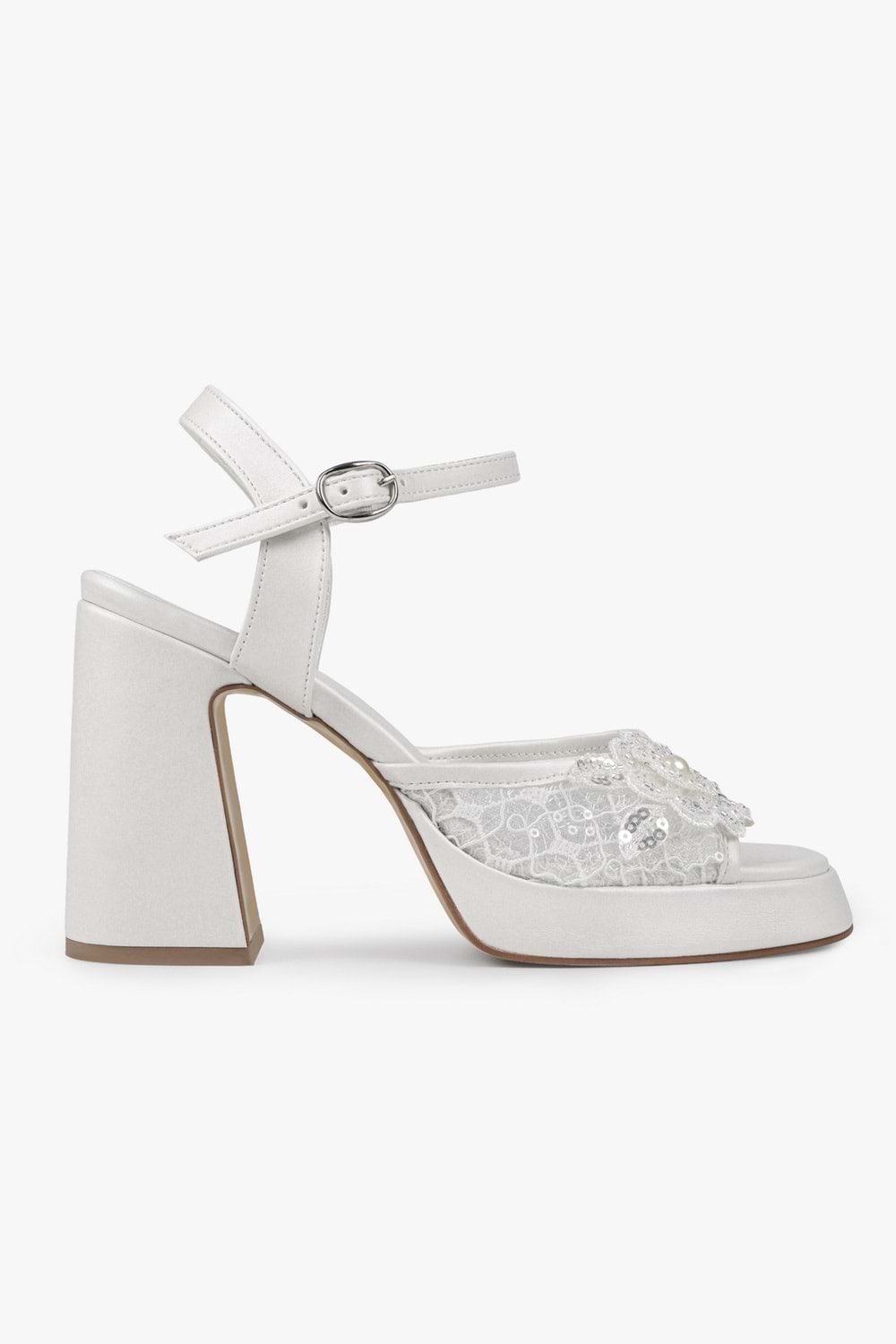 Kadın Velia Sedef Cilt Platform Topuklu Ayakkabı