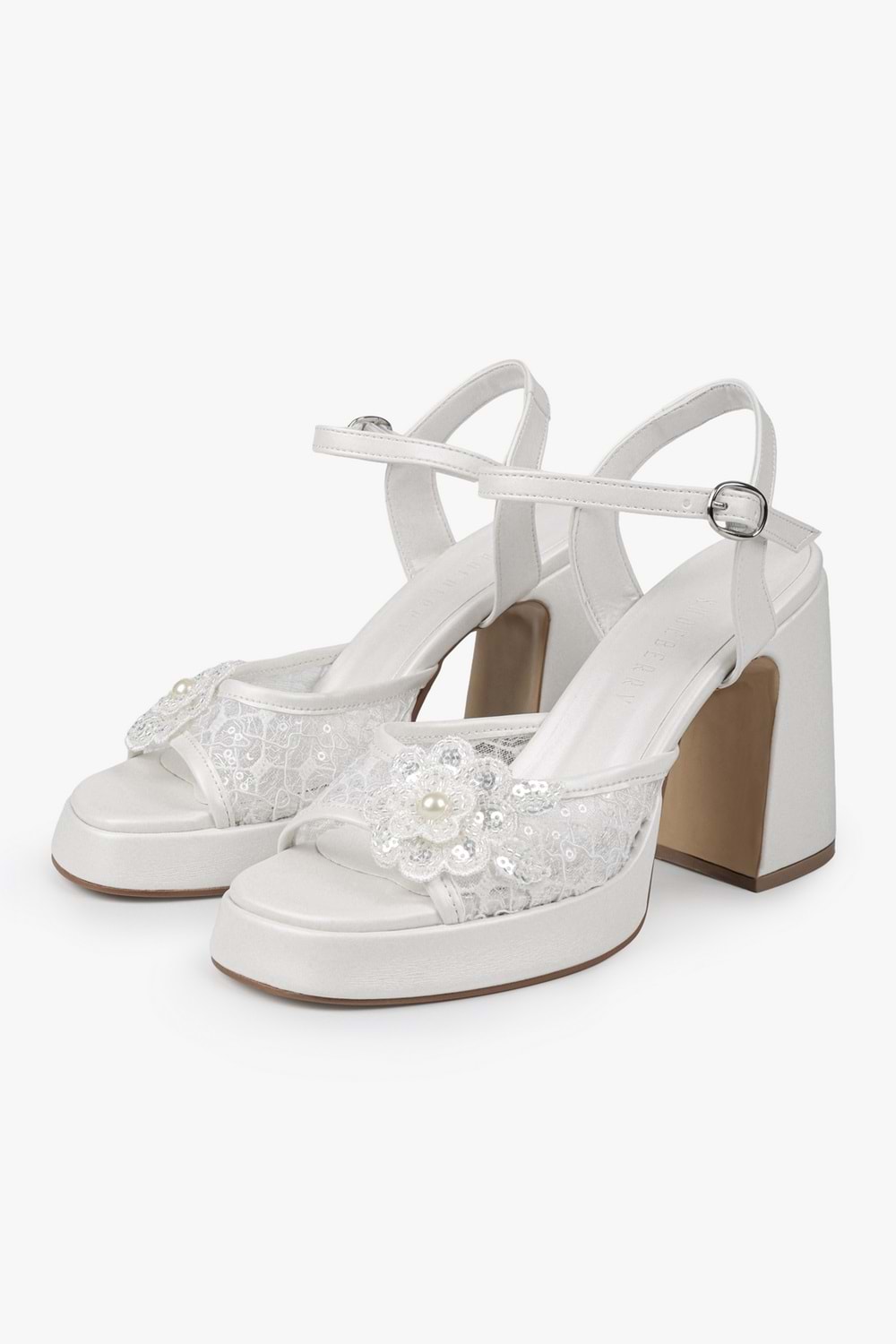 Kadın Velia Sedef Cilt Platform Topuklu Ayakkabı