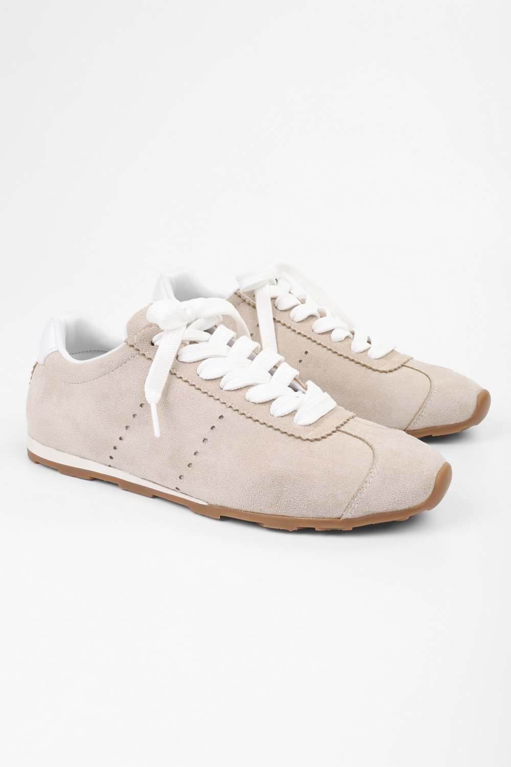 Kadın Taren Ten Süet Sneaker