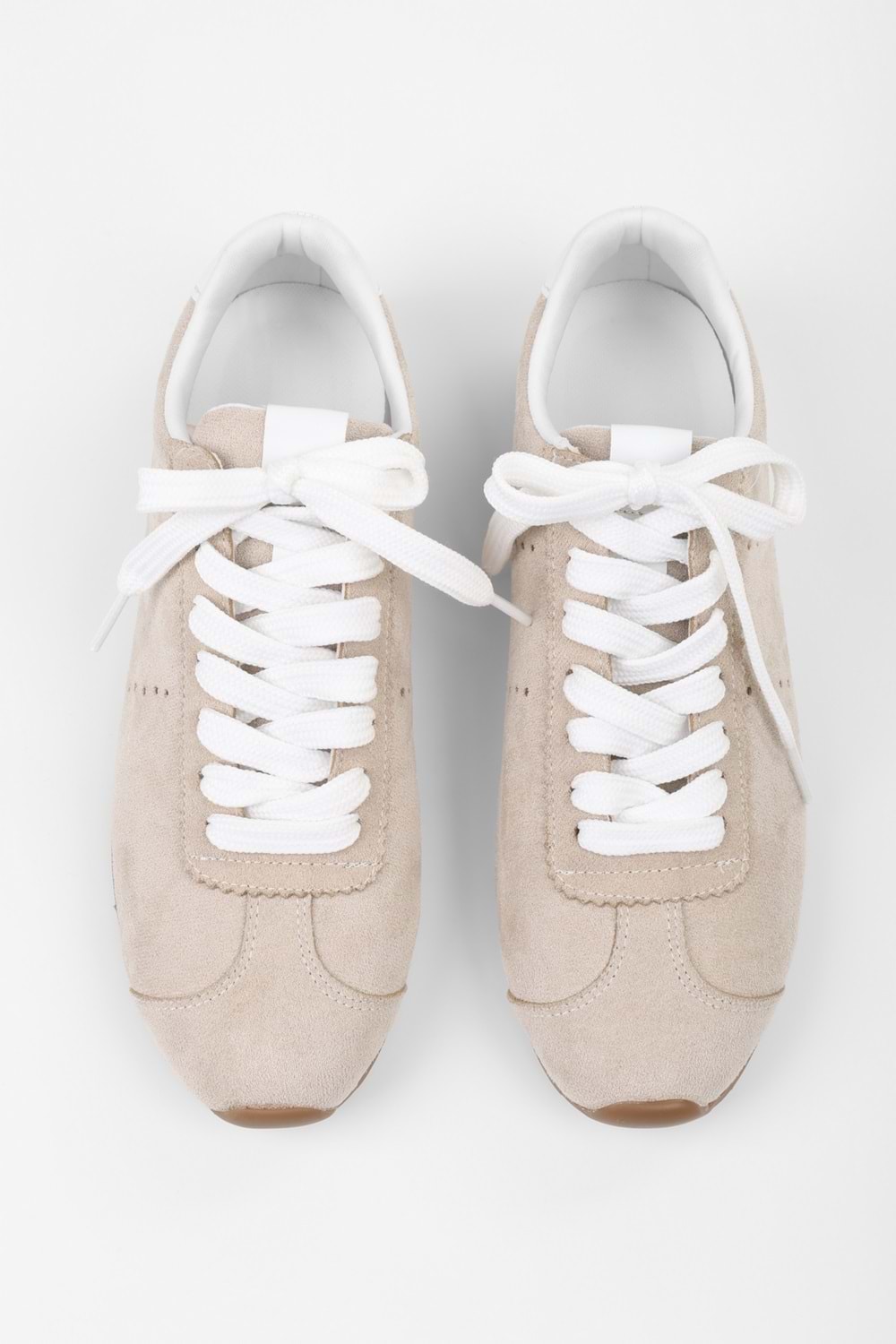 Kadın Taren Ten Süet Sneaker
